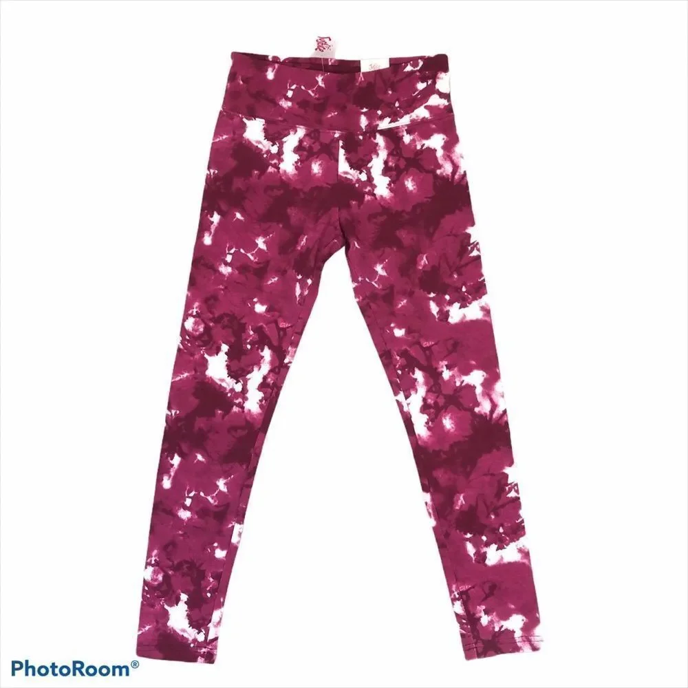 NWT Justice Full Length Pattern Print‎ Leggings 10